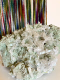 Fuchsite with Clear Quartz sparkling green Mica matrix stunning crystal structure rare aesthetic and local