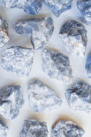 Blue Calcite Raw Crystals